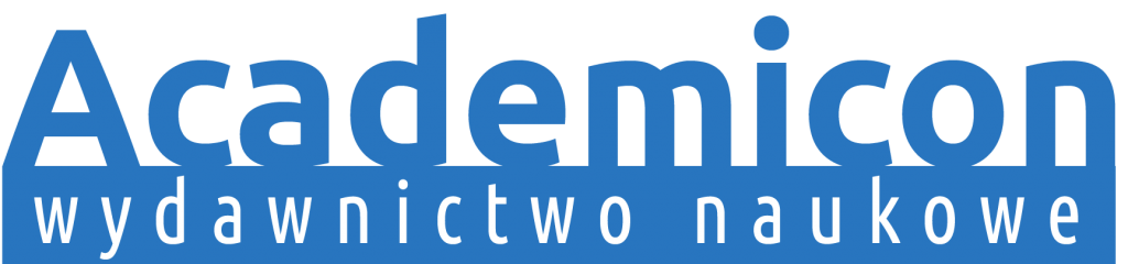 logo wydawnictwo academicon niebieskie